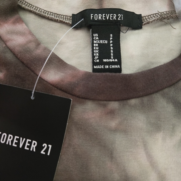 Forever 21 Tie-Dye Long Sleeve Dress Size XS - Picture 2 of 5